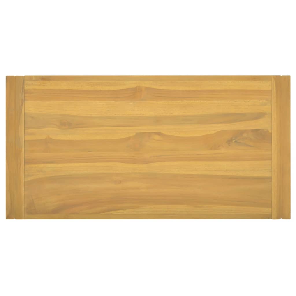 vidaXL Łazienkowa półka ścienna, 90x45x35 cm, lite drewno tekowe