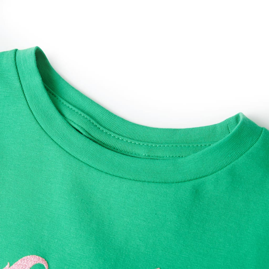 Koszulka dziecięca, zielona, 92