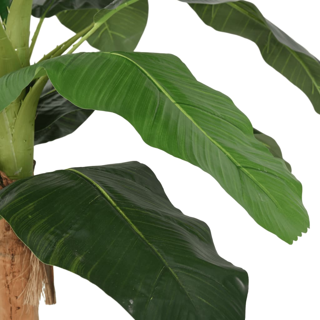 vidaXL Sztuczny bananowiec, 22 liście, 200 cm, zielony
