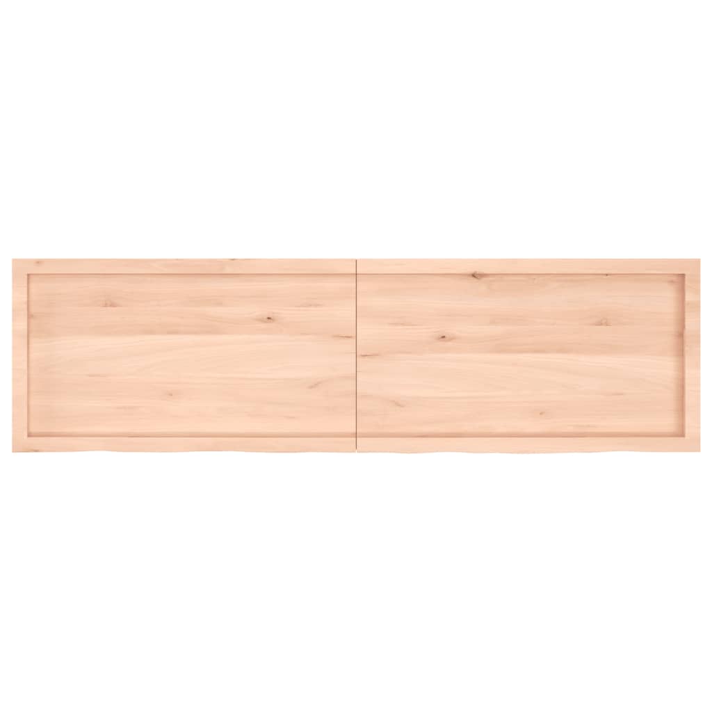 vidaXL Blat stołu, 180x50x(2-6) cm, surowe lite drewno dębowe