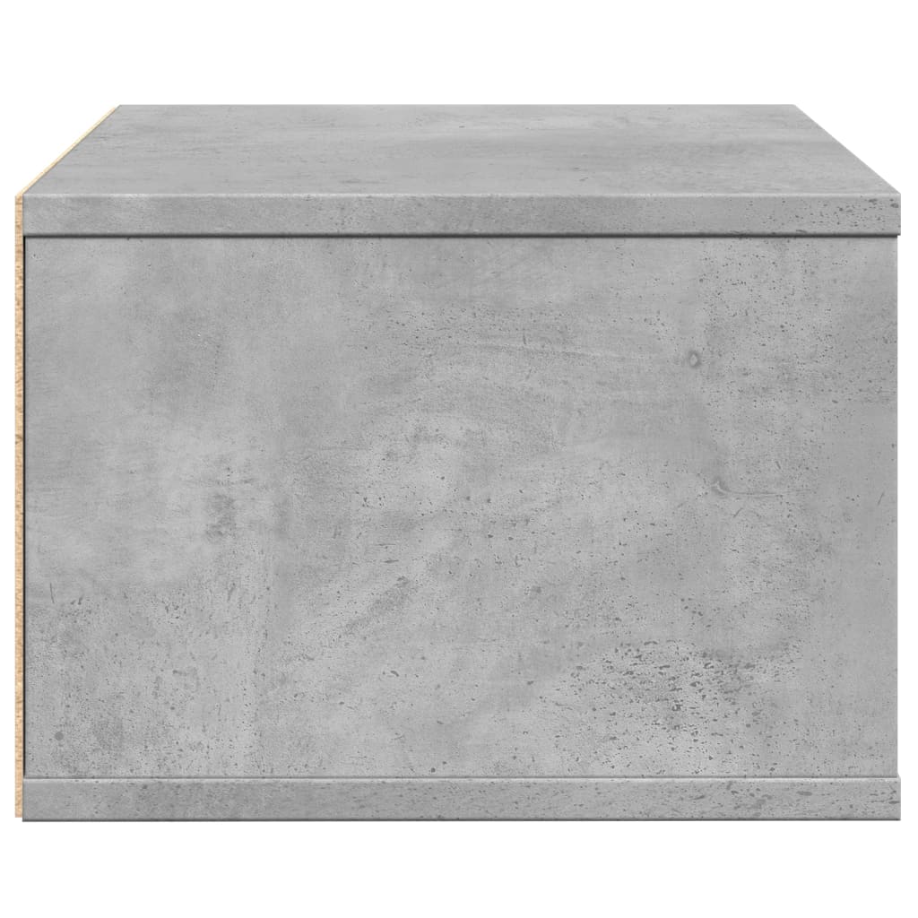 vidaXL Stojak pod drukarkę, szarość betonu, 40x32x22,5 cm