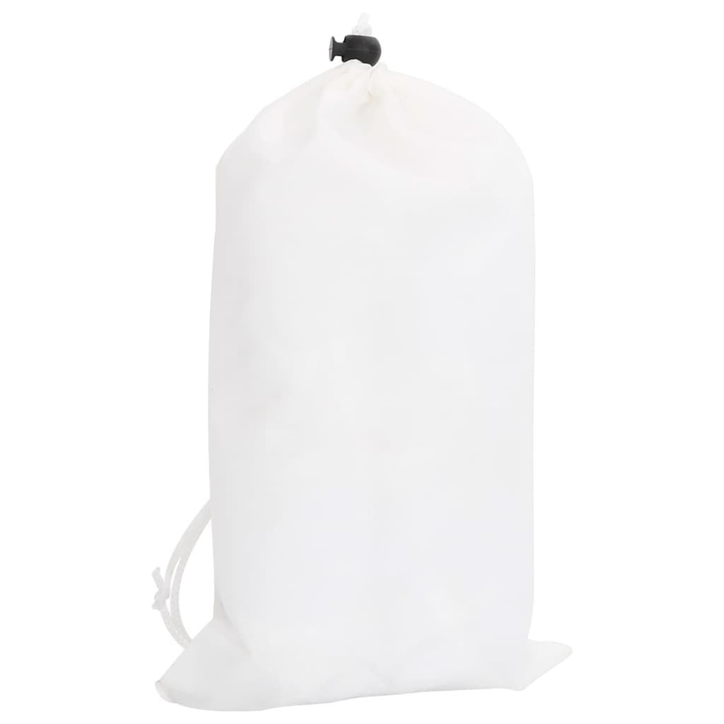 vidaXL Siatka maskująca z torbą do przechowywania, 816x520 cm, biała