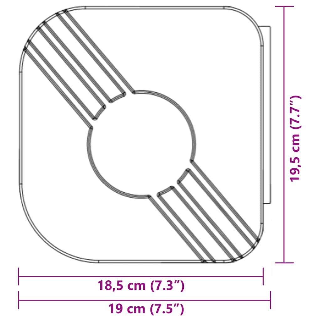 vidaXL Zwijana markiza, niebiesko-biała, 5x3 m, tkanina i aluminium