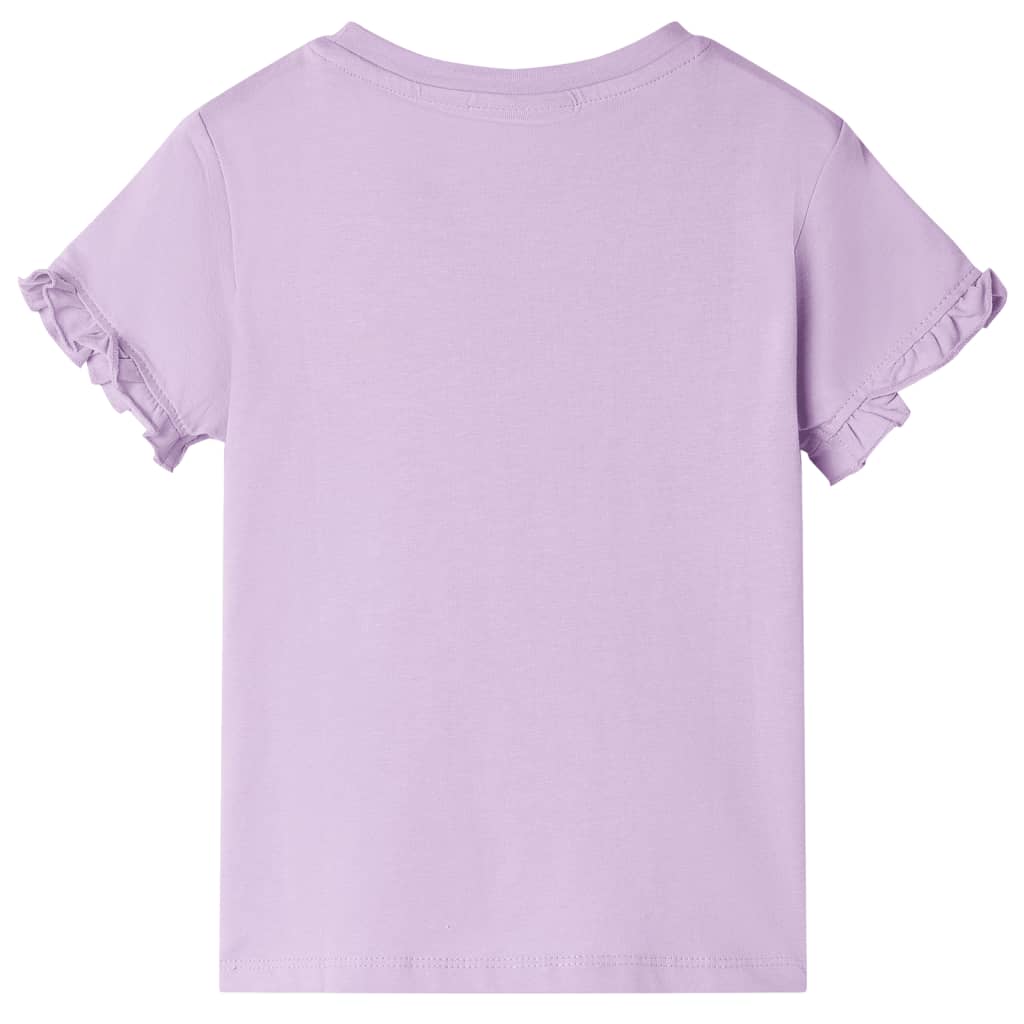 Koszulka dziecięca, liliowa, 116