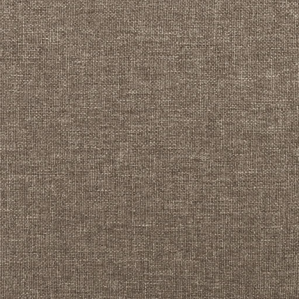 vidaXL Materac kieszeniowy, taupe, 90x190x20 cm, tkanina