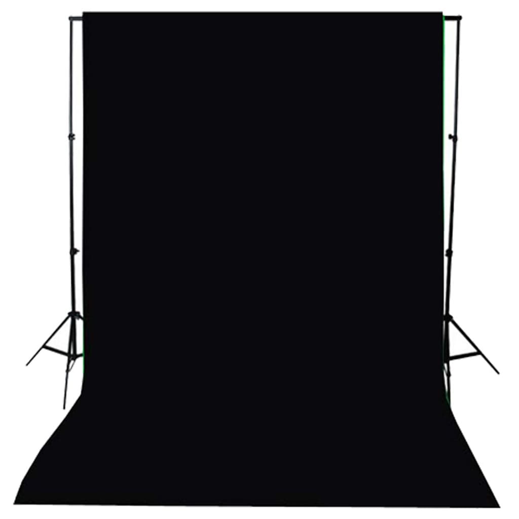 vidaXL Fotograficzny zestaw studyjny z lampami softbox i tłem