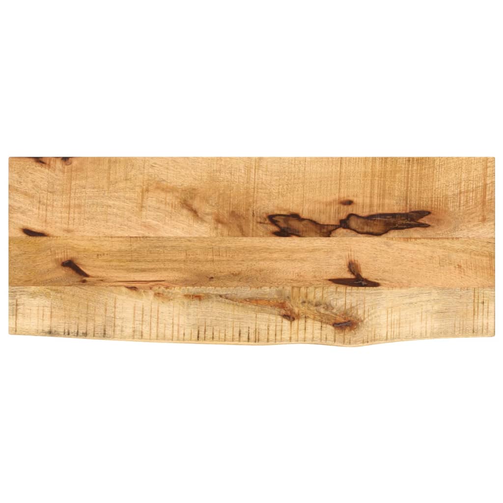 vidaXL Blat stołu, 80x40x2,5cm, naturalna krawędź, surowe drewno mango