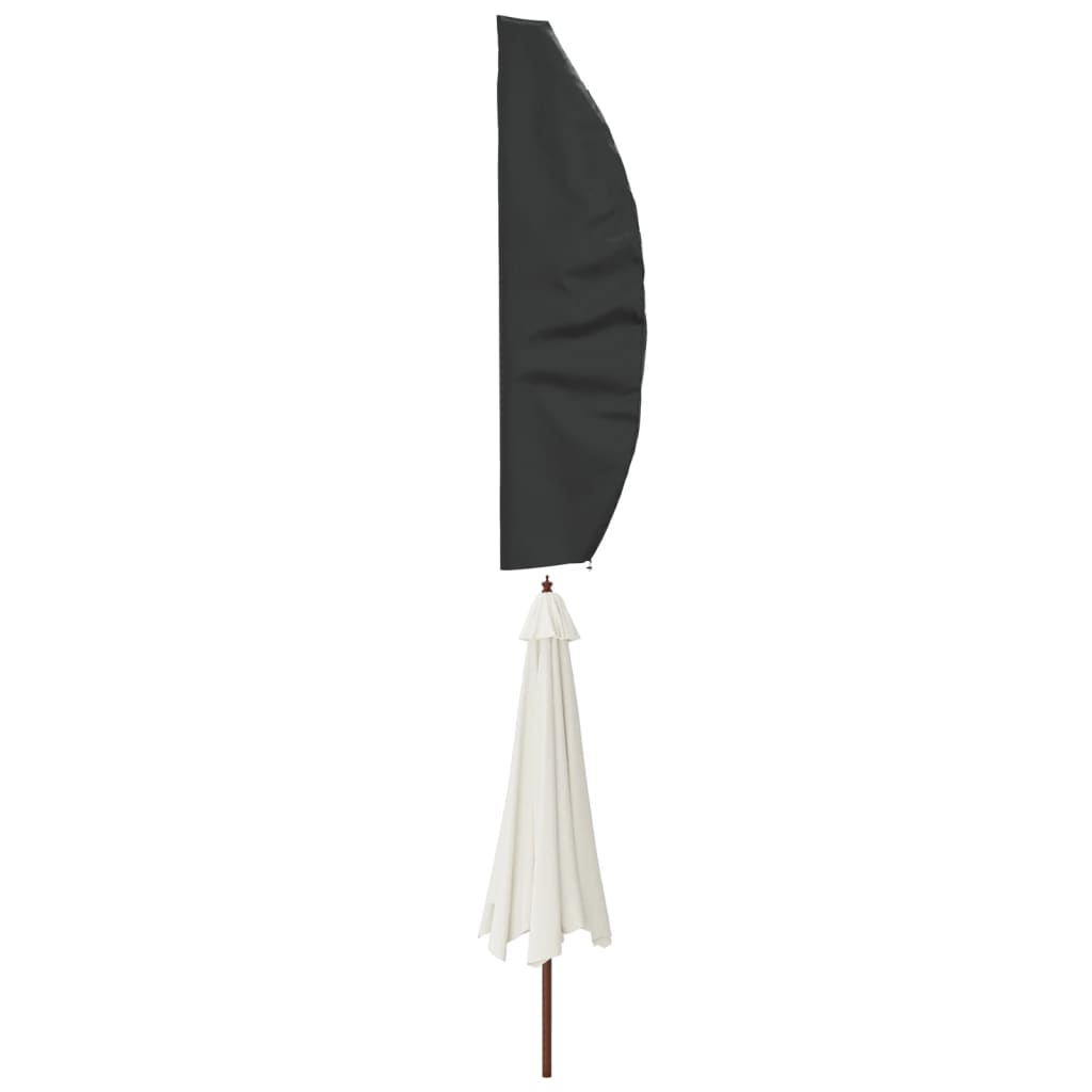 vidaXL Pokrowiec na parasol ogrodowy, czarny, 280x30/81/45 cm, 420D