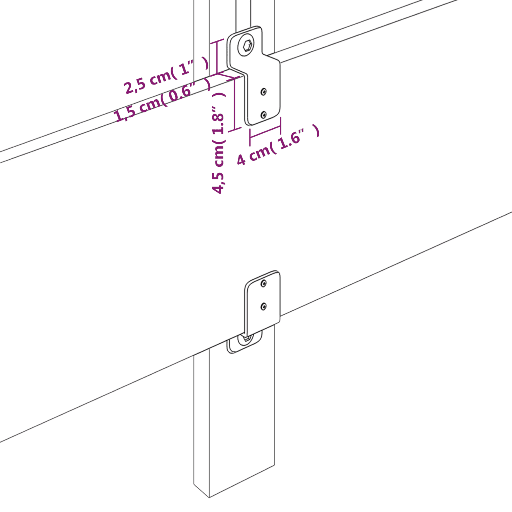 vidaXL Zagłówek do łóżka z LED, czarny 83x16x118/128 cm sztuczna skóra