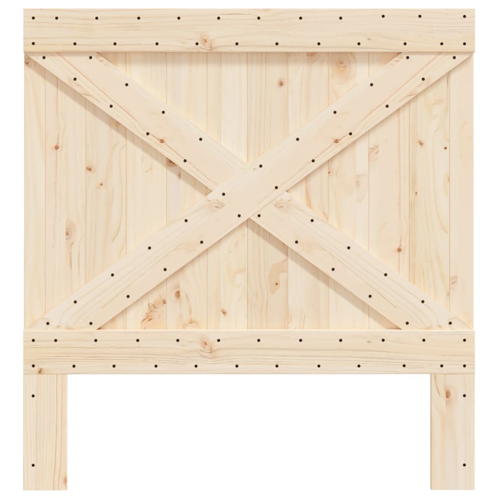 vidaXL Wezgłowie łóżka, 100x104 cm, lite drewno sosnowe