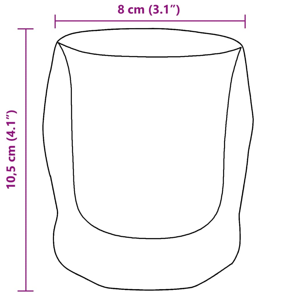 vidaXL Dwuścienne szklanki na herbatę, 6 szt., 250 ml
