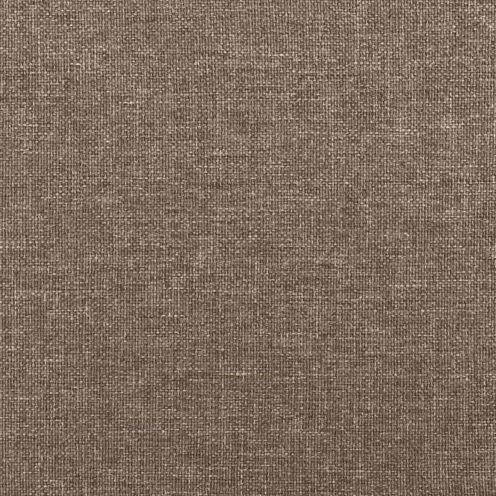 vidaXL Materac kieszeniowy dla dzieci, taupe, 80x160 cm, tkanina