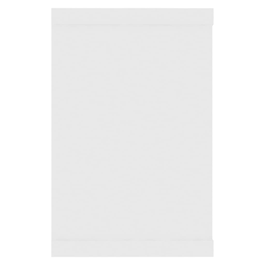 vidaXL Półki ścienne kostki, 4 szt., białe, 60x15x23 cm