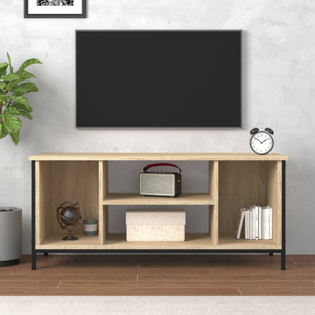 vidaXL Szafka pod TV, dąb sonoma, 102x35x45 cm materiał drewnopochodny