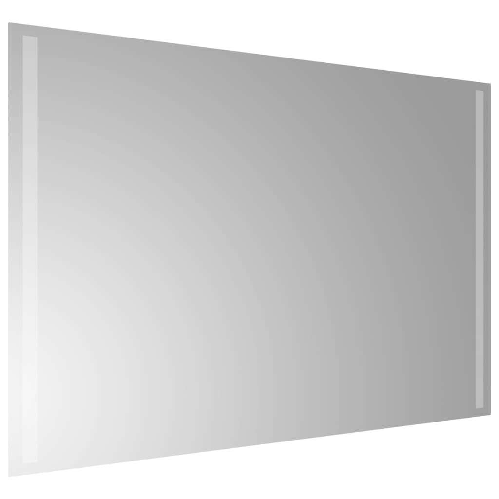 vidaXL Lustro łazienkowe z LED, 60x90 cm