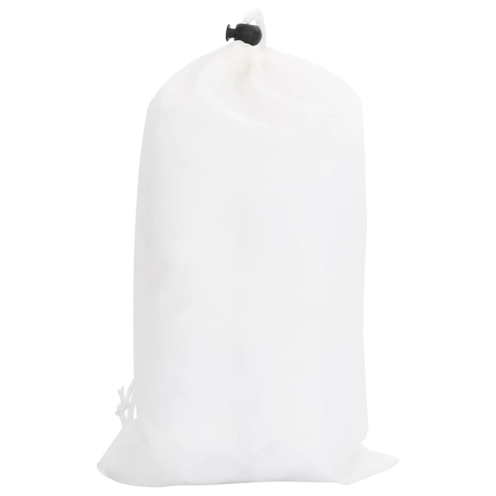 vidaXL Siatka maskująca z torbą do przechowywania, 506x279 cm, biała