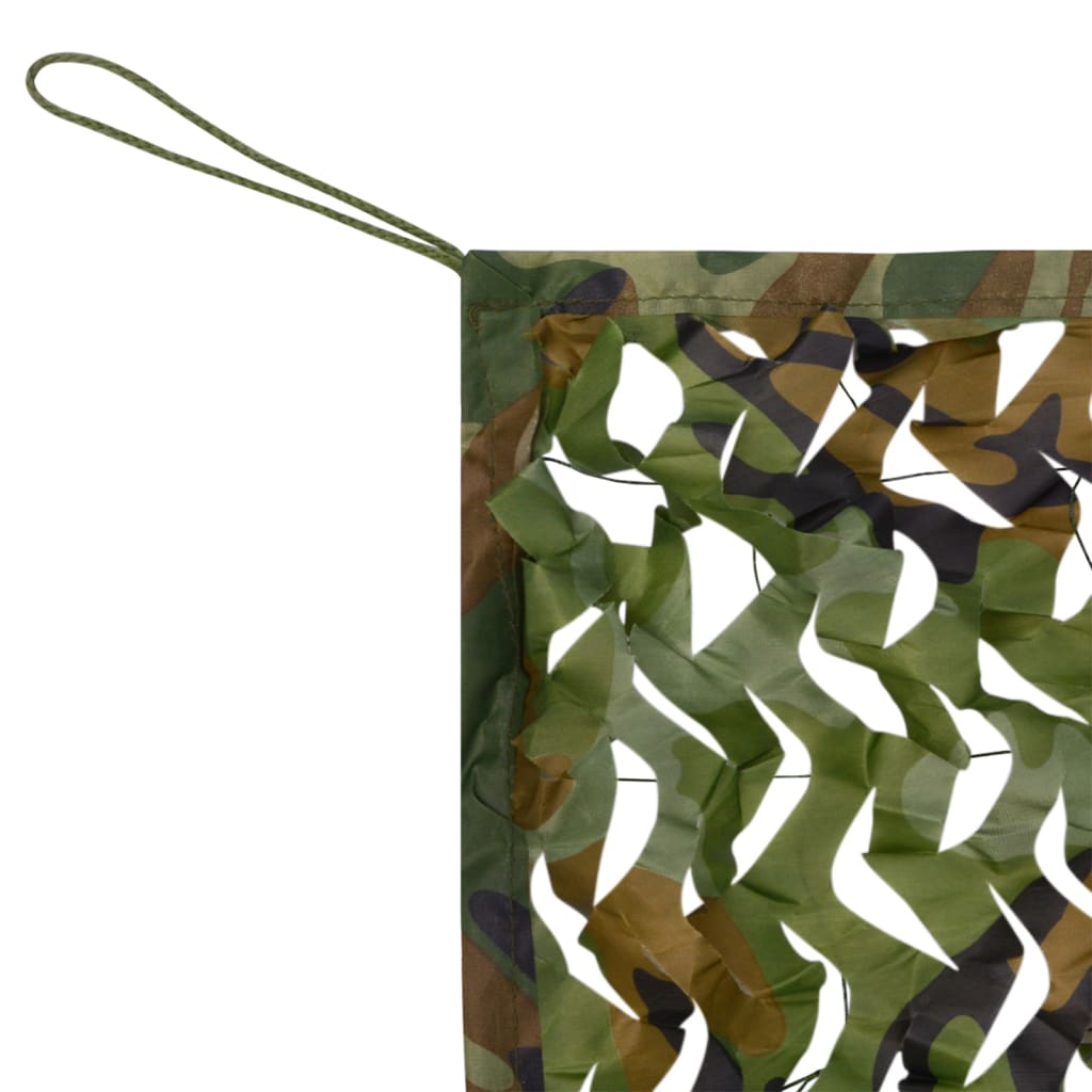 vidaXL Siatka maskująca z torbą do przechowywania, 2x3 m, zielona