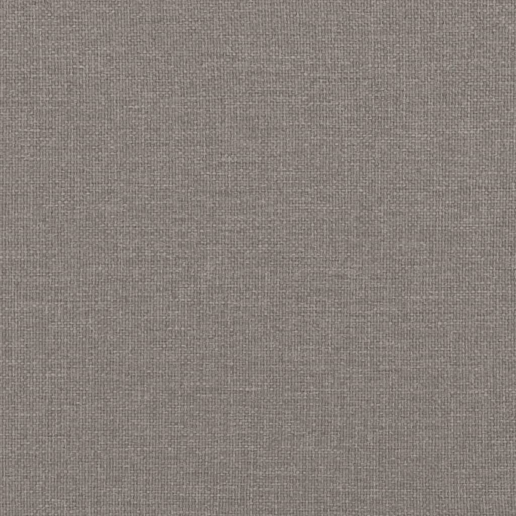 vidaXL Sofa 3-osobowa, kolor taupe, 180 cm, tapicerowana tkaniną