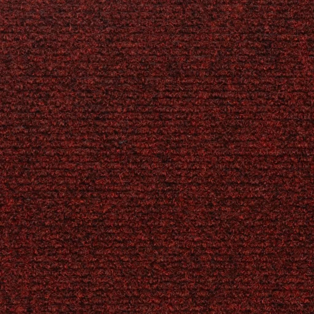 vidaXL Samoprzylepne nakładki na schody, 15 szt., 60x25 cm, czerwone