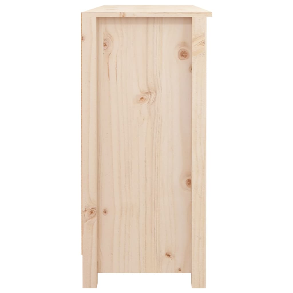 vidaXL Komoda, 100x35x74,5 cm, lite drewno sosnowe