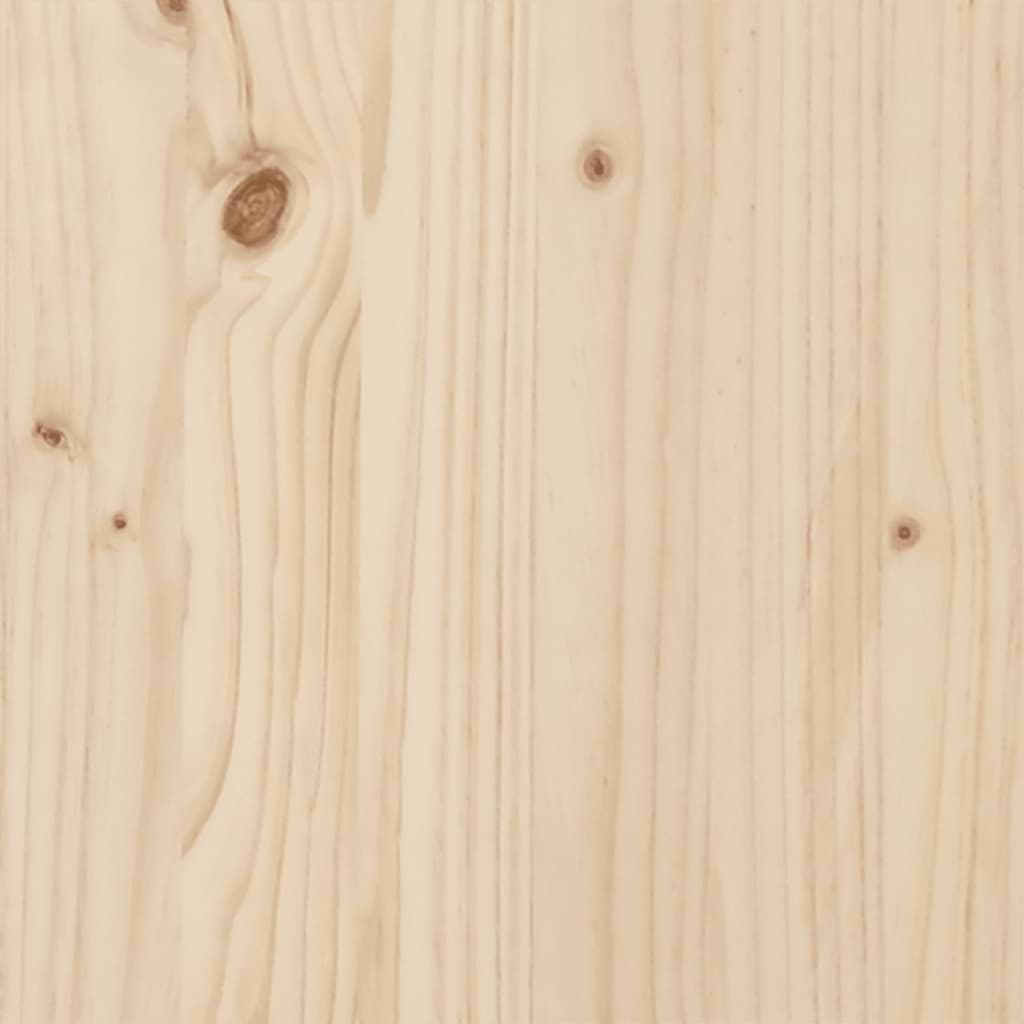 vidaXL Rama łóżka z wezgłowiem, 90x200 cm, lite drewno sosnowe