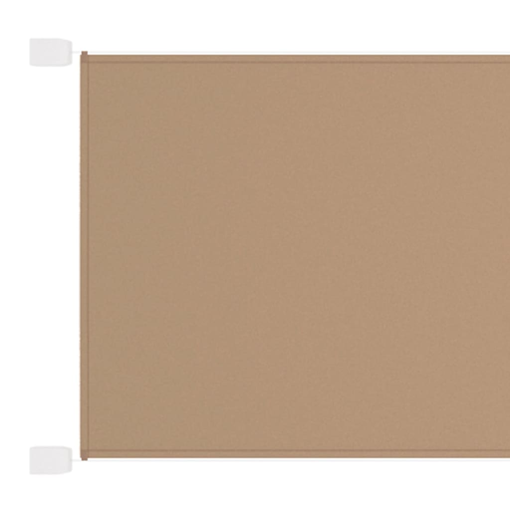 vidaXL Markiza pionowa, kolor taupe, 180x600 cm, tkanina Oxford