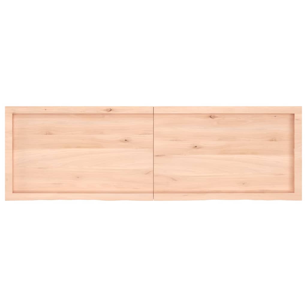 vidaXL Blat stołu, 160x50x(2-4) cm, surowe lite drewno dębowe