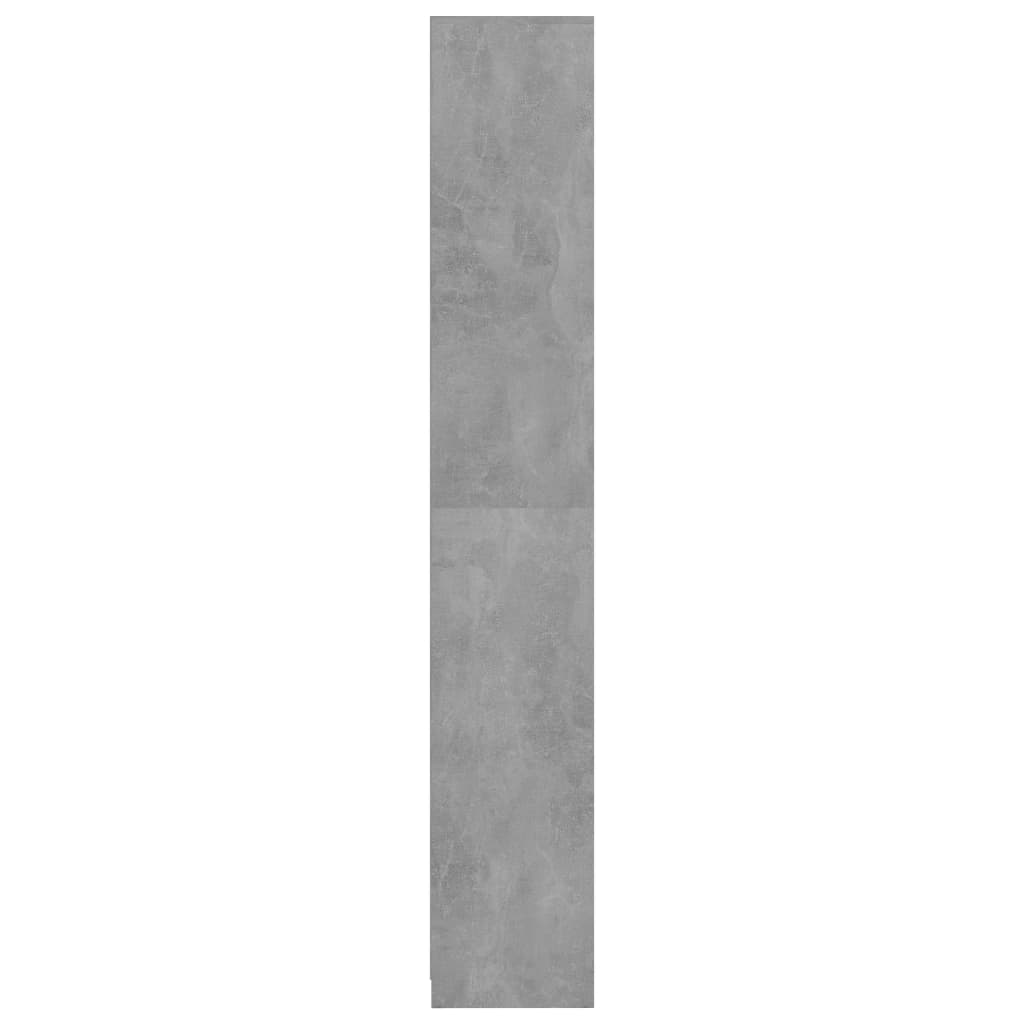 vidaXL Szafka łazienkowa, szarość betonu, 30x30x183,5 cm