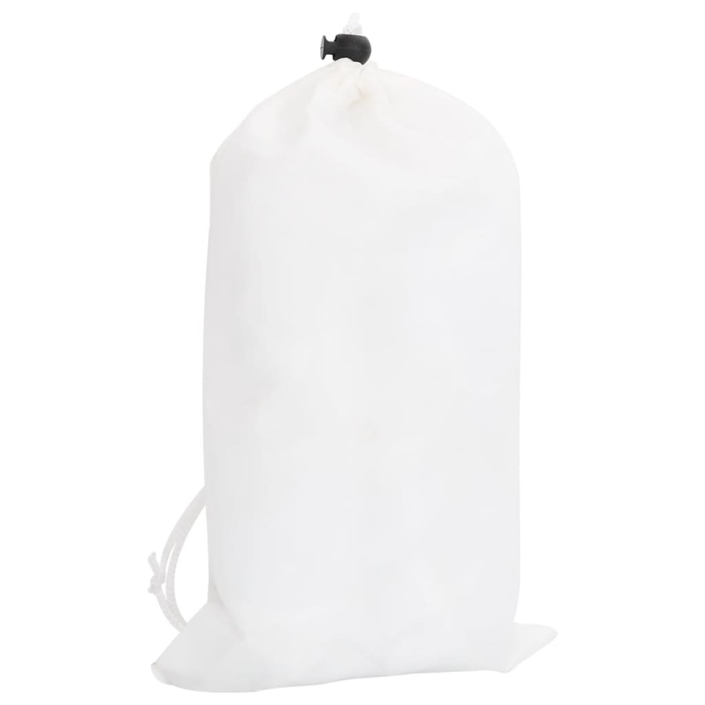 vidaXL Siatka maskująca z torbą do przechowywania, 844x142 cm, biała