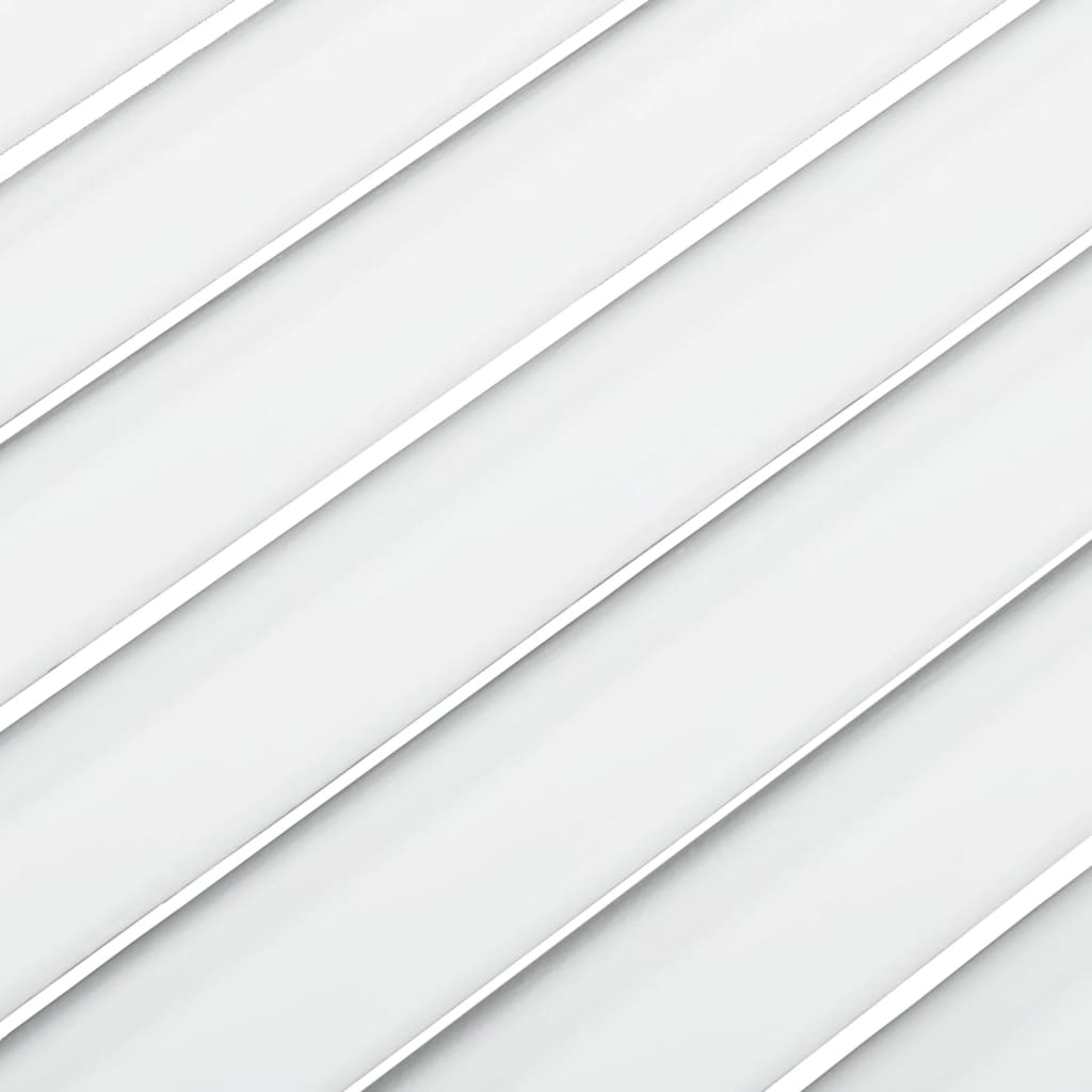 vidaXL Drzwi żaluzjowe do szafki, białe, 39,5x39,4 cm, lita sosna