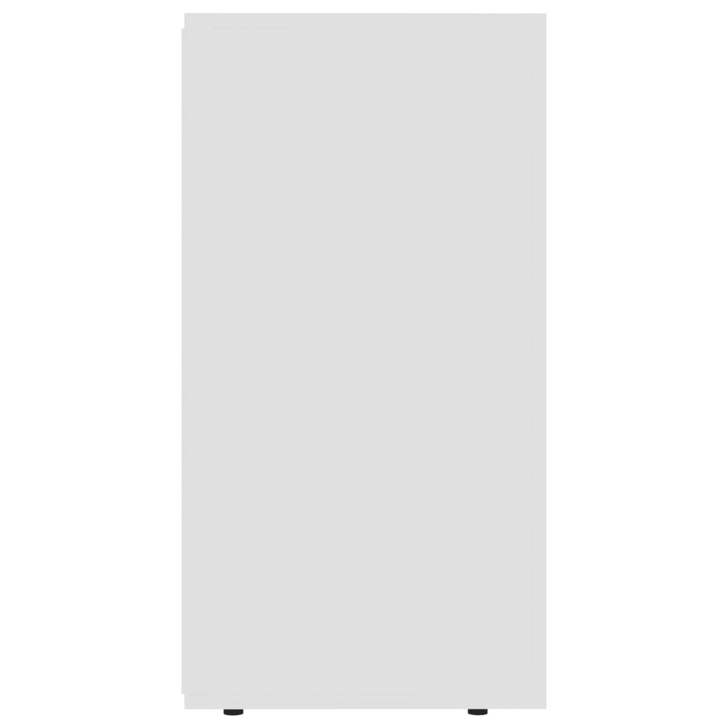 vidaXL Szafka, biała, 120x36x69 cm, materiał drewnopochodny