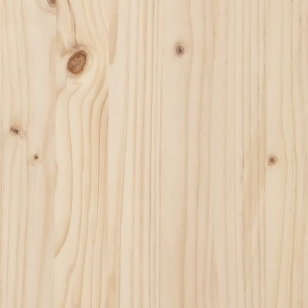 vidaXL Rama łóżka z wezgłowiem, 120x200 cm, lite drewno