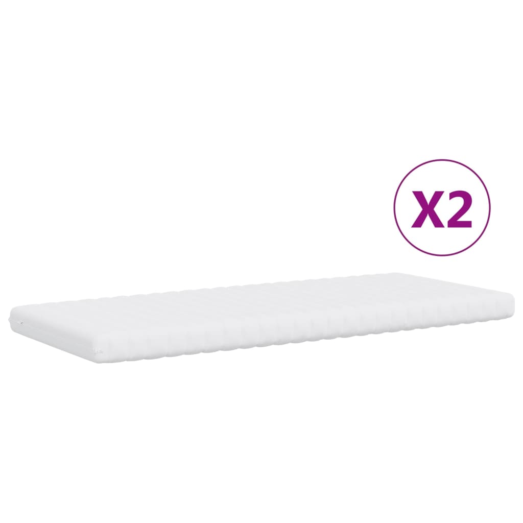 vidaXL Sofa rozsuwana z szufladami, kremowa, 100x200 cm, tkanina