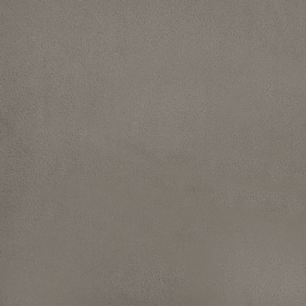 vidaXL Panele ścienne, 12 szt., jasnoszare, 60x30 cm, aksamit, 2,16 m²