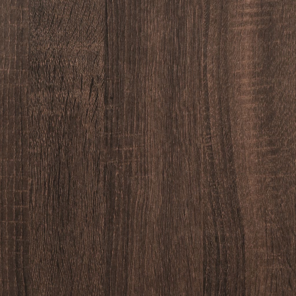 vidaXL Szafki, 3 szt., brązowy dąb, materiał drewnopochodny