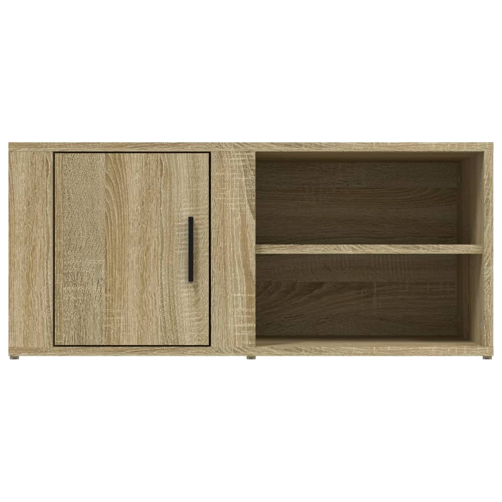 vidaXL Szafka pod TV, dąb sonoma, 80x31,5x36 cm