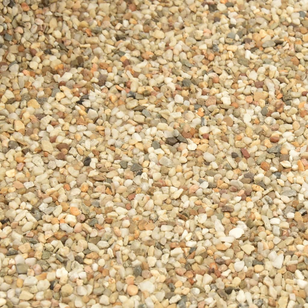 vidaXL Wykładzina do oczka wodnego, z kamyczkami, piaskowa, 200x40 cm