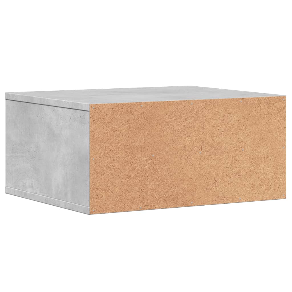 vidaXL Stojak pod drukarkę, szarość betonu, 49x40x22,5 cm