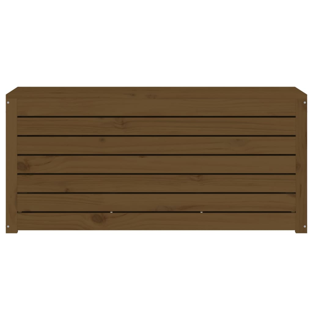 vidaXL Skrzynia ogrodowa, brązowa, 101x50,5x46,5 cm, drewno sosnowe