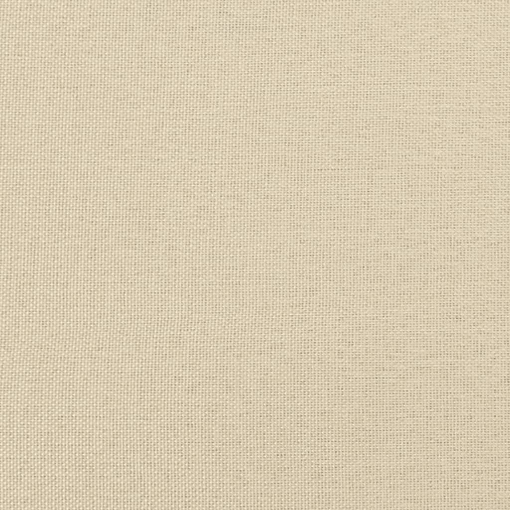 vidaXL Poduszka na wezgłowie, kremowa, 90 cm, tkanina