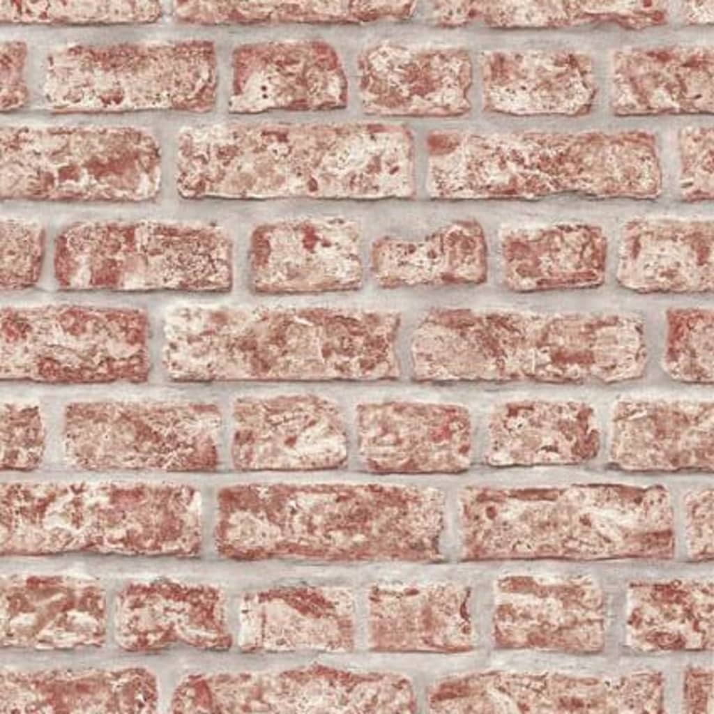 Noordwand Tapeta Topchic Bricks, czerwono-szara