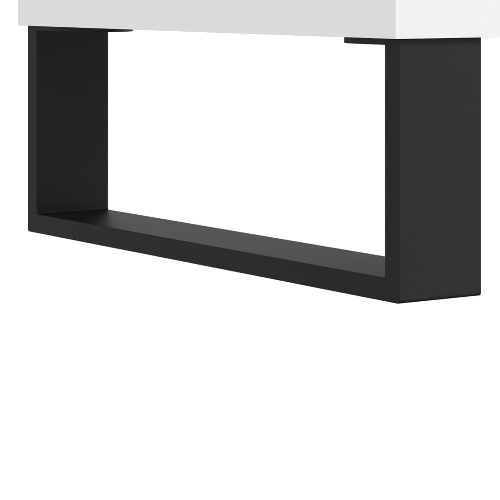 vidaXL Szafka pod TV, biała, 150x30x44,5 cm, materiał drewnopochodny