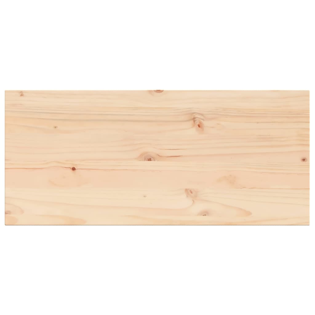 vidaXL Blat do stołu, 100x50x1,7 cm, prostokątny, lite drewno sosnowe