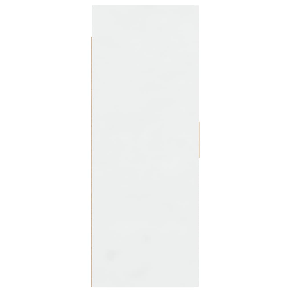 vidaXL Szafka wisząca, biała, 69,5x34x90 cm