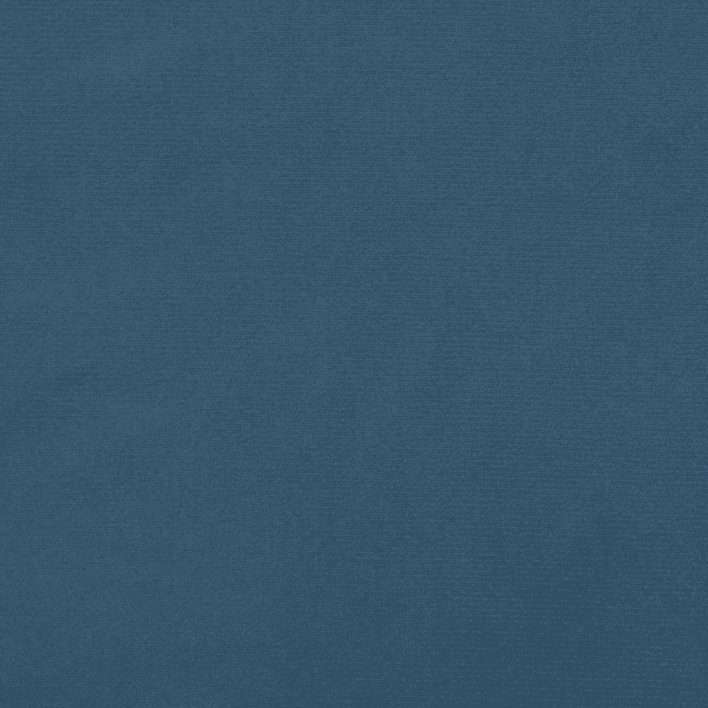 vidaXL Łóżko kontynentalne z materacem, niebieskie, aksamit, 80x200 cm
