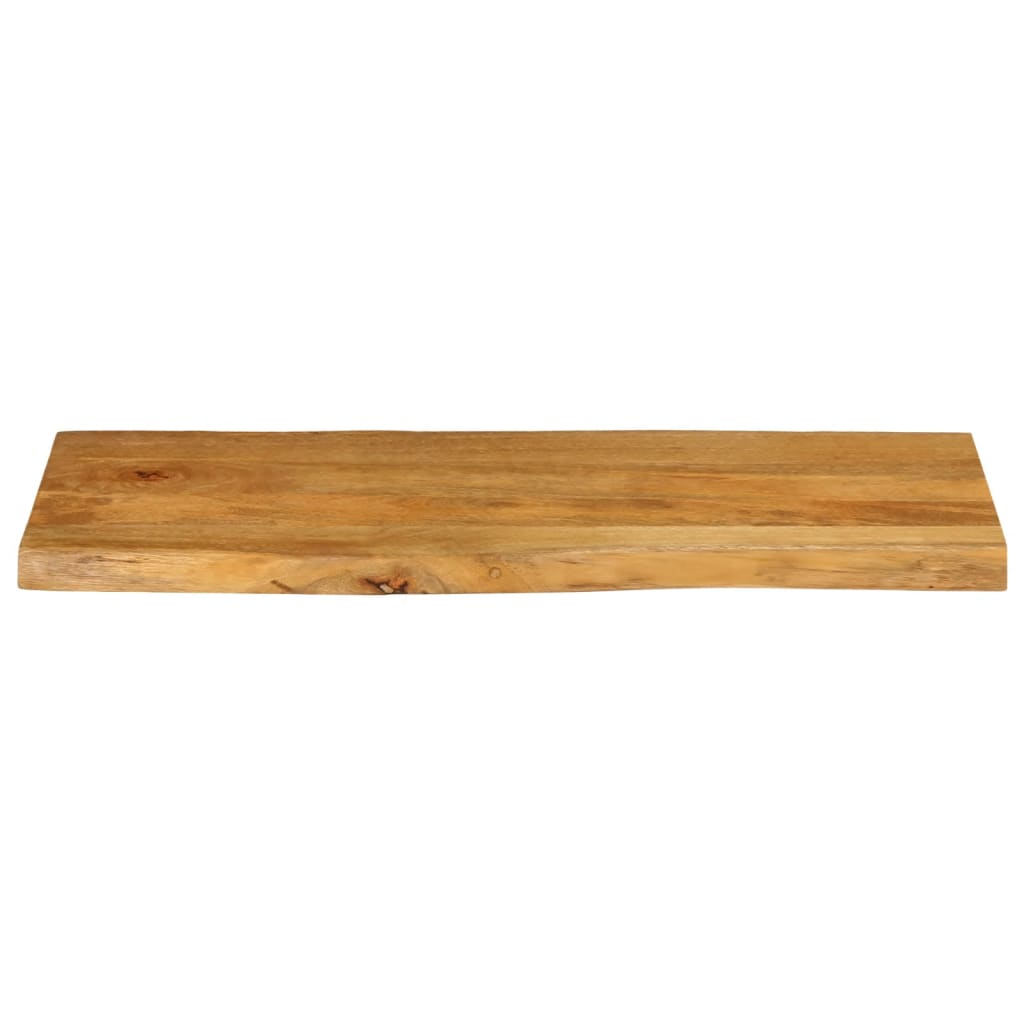 vidaXL Blat stołu, 100x40x2,5 cm, naturalna krawędź, lite drewno mango