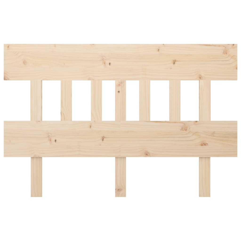vidaXL Wezgłowie łóżka, 143,5x3x81 cm, lite drewno sosnowe