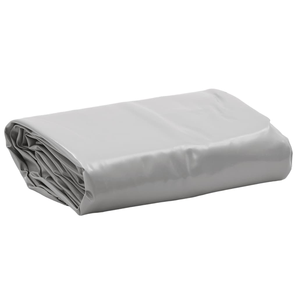 vidaXL Plandeka, szara, 1,5x2 m, 650 g/m²