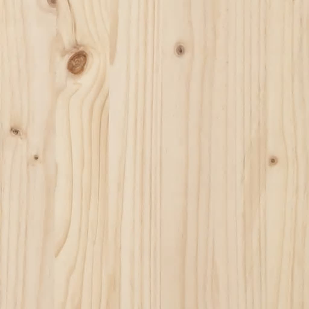 vidaXL Łóżko dla seniora, 140x200 cm, lite drewno sosnowe