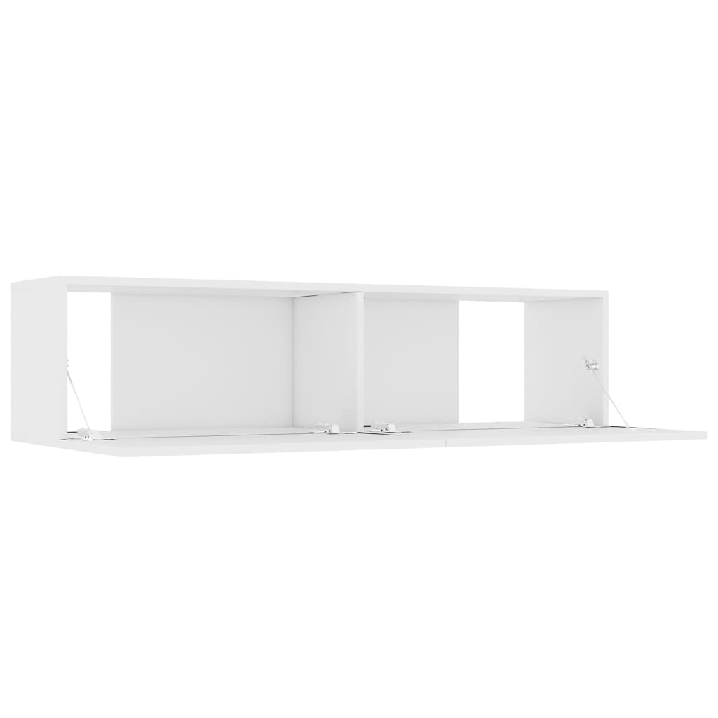 vidaXL Szafka pod TV, biała, 120x30x30 cm, materiał drewnopochodny